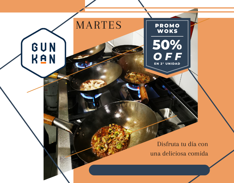 50% en tu 2º Woks